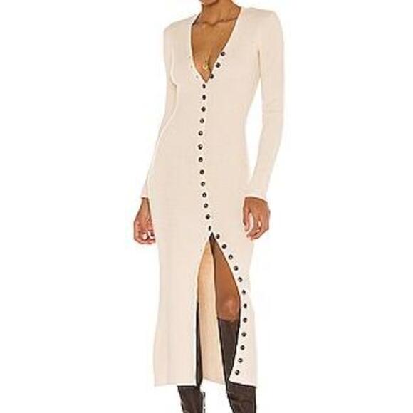 Kavala Sweater Dress in Ivory - Picture 2 of 5